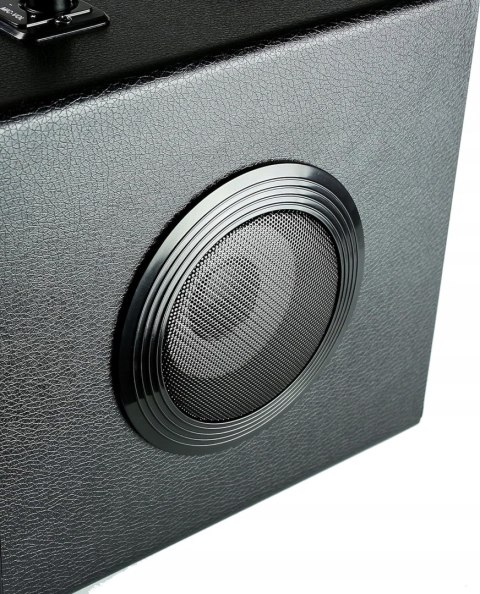 Zestaw do karaoke RockJam SingCube czarny z Dwoma Mikrofonami, Czarny, 5 W