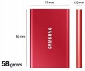 Dysk zewnętrzny SSD Samsung T7 1TB MU-PC1T0T/WW 1000 GB