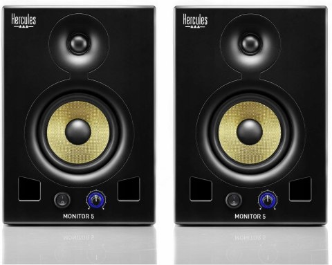 Hercules Monitor 5 - para aktywnych, 2x wzmacniane głośniki (2 x 80 watów)