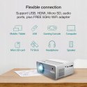 Projektor LED EZCast BEAM V3 biały 1080P 5G WIFI USB HDMI HIT! 150 CALI