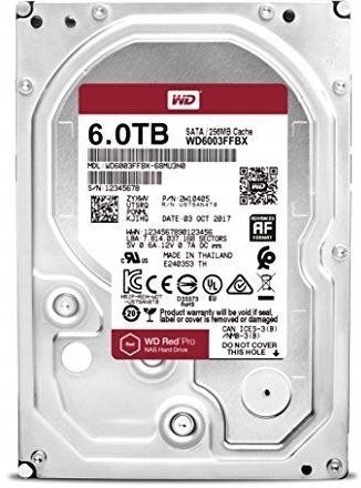 Dysk wewnętrzny HDD NAS WD Red Pro 6TB WD6003FFBX