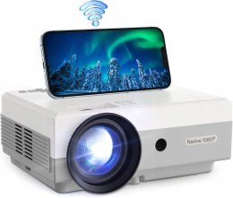 Natywny projektor 1080P z 5G WiFi i Bluetooth 5.0 - Caupureye V6 - ZOBACZ!