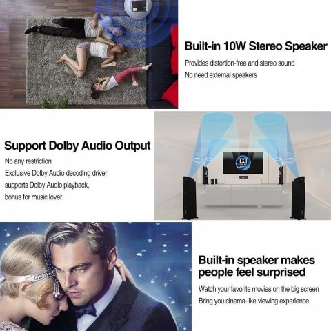 PROJEKTOR CAIWEI 4000 lumenów 1280x800 z 1080p MIRACAST HDMI VGA MEGA!