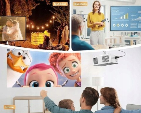 Projektor Bomaker Parrot 1 NATYWNE FULL HD 1080P!