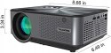 Projektor LCD TECDIGBO C9 WIFI BLUETOOTH ZOOM CYFROWY HDMI 1080P KOREKCJA