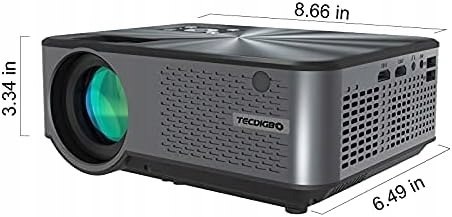 Projektor LCD TECDIGBO C9 WIFI BLUETOOTH ZOOM CYFROWY HDMI 1080P KOREKCJA