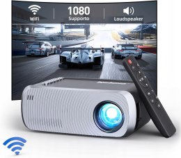 Projektor LED KOLEXA VF-280 szary WiFi, Full HD 1080p HDMI USB