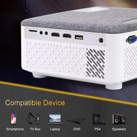 Projektor MPBEKING LCD 1080P USB HDMI / BLUETOOTH / MEGAOKAZJA