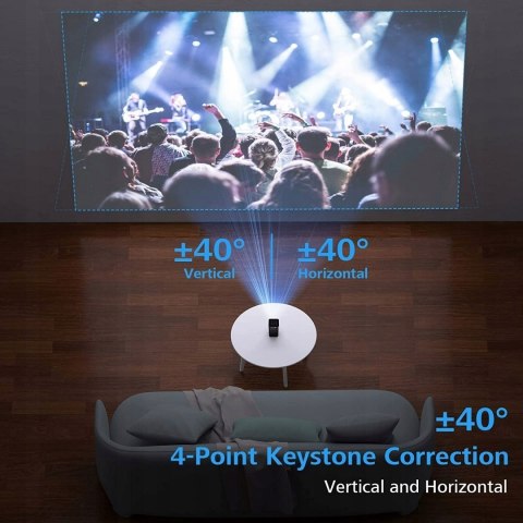 Projektor przenośny DLP MISSYEE 1080P 150 ANSI BT ANDROID TV 9.0 WIFI