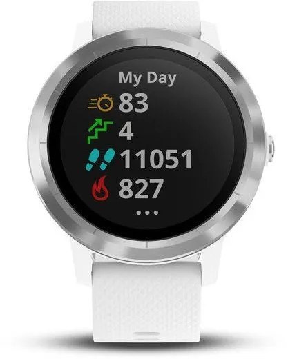 Zegarek sportowySmartwatch Garmin Vivoactive 3 biały TĘTNO SEN MĄDRY ZEGAR