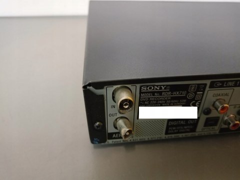 NAGRYWARKA DVD SONY RDR-HX710/B BLACK OKAZJA HIT!