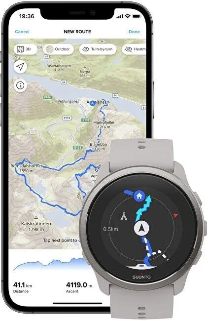 Zegarek Suunto 5 Peak SS050727000 Ridge Sand GPS NOWY