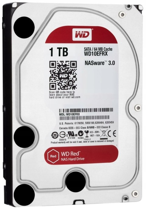 Dysk twardy HDD Western Digital Red WD10EFRX 1TB SATA III 3,5"