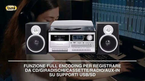 GRAMOFON TREVI TT 1072 CD DAB+ BLUETOOTH OKAZJA!