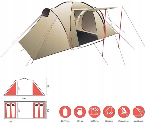 Namiot rodzinny Grand Canyon Atlanta 4 GW FV HiT!