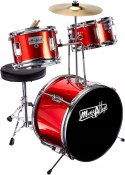Perkusja zestaw perkusyjny Music Alley Junior w kolorze czerwonym HIT!