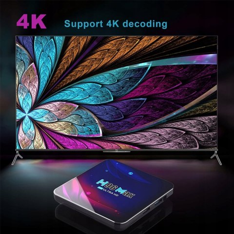 SMART BOX TV 4K ANDROID 10 WIFI BT PRZYSTAWKA HD H96MAX 4K FULL HD SMART BOX TV 4K ANDROID 10 WIFI BT PRZYSTAWKA HD H96MAX 4K FULL HD