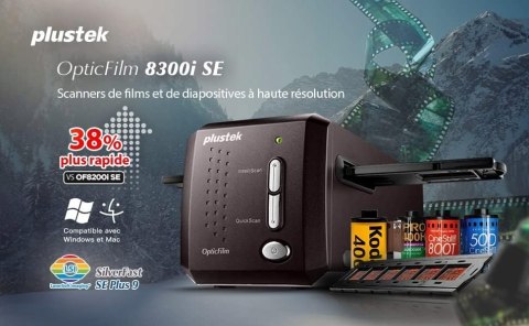 Skaner do filmów Plustek OpticFilm 8300I-SE 7200 dpi NOWY !