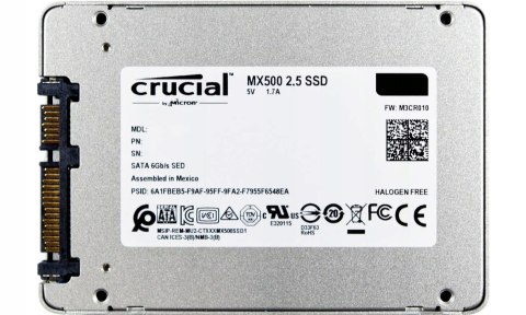 Dysk SSD Crucial MX500 2000GB 2,5" SATA III CT2000MX500SSD1 2TB