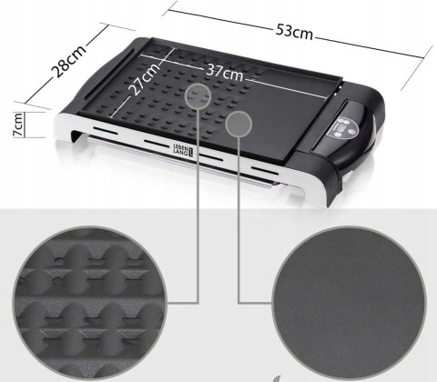 Elektryczny grill stołowy Teppanyaki Lebenlang LBD9279 1400W MEGA OKAZJA!