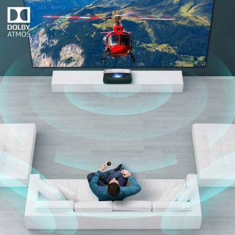 HISENSE 100L5F-B12 PROJEKTOR LASEROWY 4K NOWY Z EKRANEM W ZESTAWIE 100cali