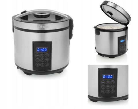 Multicooker ryżowar Tristar RK-6138 srebrny 900W NAJTANIEJ! NIE PRZEGAP!