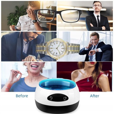 Myjka ultradźwiękowa 750 ml Hongm 50W 42KHz MEGA OKAZJA! NIE PRZEGAP