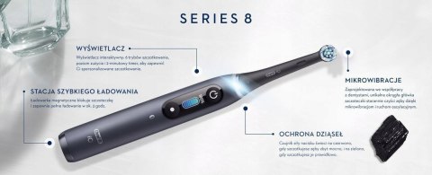 Szczoteczka elektryczna Oral-B iO Series 8N Black Onyx NOWA! NIE PRZEGAP!