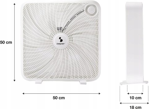 Wentylator podłogowy box fan BEPER P206VEN550 biały NOWY! MEGA OKAZJA Wentylator podłogowy box fan BEPER P206VEN550 biały NOWY! MEGA OKAZJA