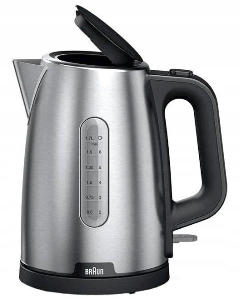 Czajnik elektryczny Braun PurShine WK1500BK 2200 W srebrny/szary