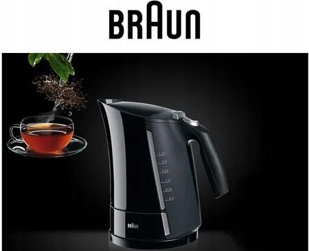 Czajnik elektryczny Braun WK 3002200W czarny NAJTANIEJ! NIE PRZEGAP OKAZJI Czajnik elektryczny Braun WK 3002200W czarny NAJTANIEJ! NIE PRZEGAP OKAZJI
