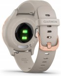 Smartwatch Garmin Vivomove 3S rosegold + beżowy pasek TYLKO U NAS