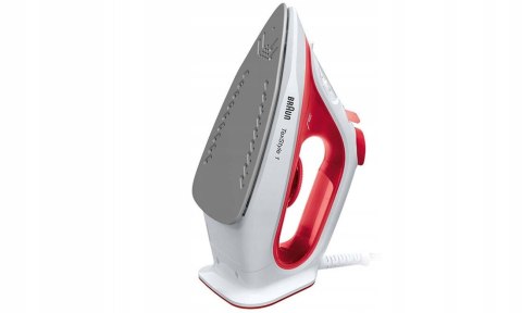 Żelazko parowe Braun TexStyle 1 SI 1019 czerwono-białe 1900W NOWE! OKAZJA