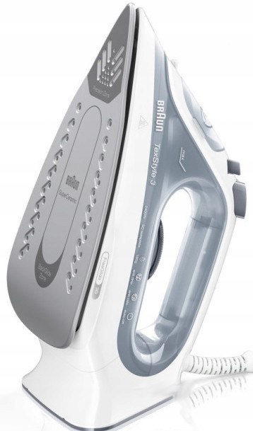 Żelazko parowe Braun TexStyle 3 SI3054 szary 2400W SPRAWDŹ OPIS! OKAZJA