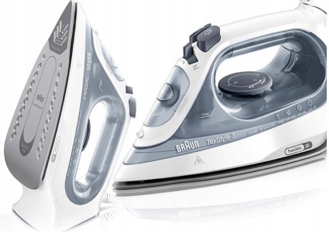 Żelazko parowe Braun TexStyle 3 SI3054 szary 2400W SPRAWDŹ OPIS! OKAZJA