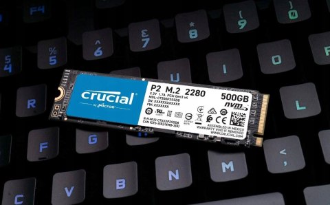 Dysk SSD Crucial P2 500GB M.2 NVMe GW FV MEGA HiT!