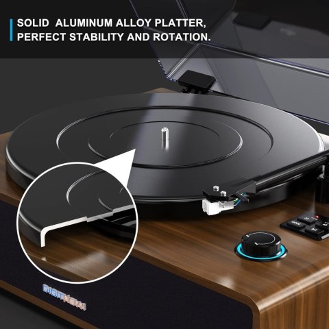 GRAMOFON DIGITNOW B600 BLUETOOTH WOOD OKAZJA HIT!