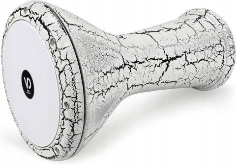 Orientalische Profi Solo Darbuka gerissener Lack BIAŁA/KOŚĆ SŁONIOWA
