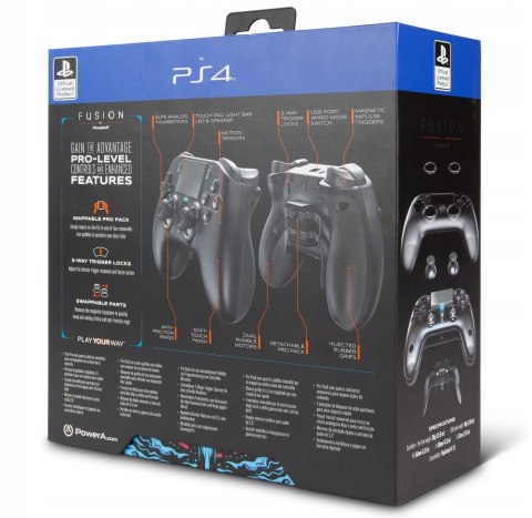Pad bezprzewodowy, przewodowy do PS4 PowerA czarny SPRAWDŹ MEGAHIT