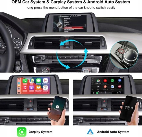 STEROWNIK BMW CARPLAY DEKODER ANDROID AUTO HIT