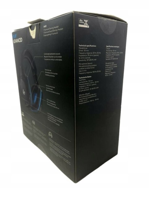 Słuchawki nauszne Logitech G432 Surround Sound Gaming ORYGINALNE