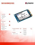 Dysk SSD Kingston SKC600MS/1024G 1TB mSATA