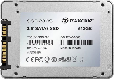 Dysk SSD Transcend 230S 512GB 2,5" SATA III