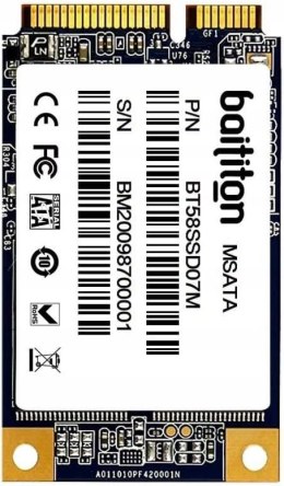 Dysk wewnętrzny SDD BAITITON MSATA III 256GB BT58SSD10M