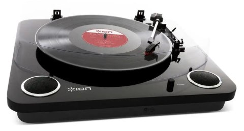 Gramofon ION MAX LP CZARNY USB GŁOŚNIKI