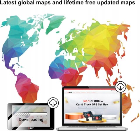 NAWIGACJA XGODY 706 WORLD TIR CAMPER SAMOCHÓD OKAZJA!