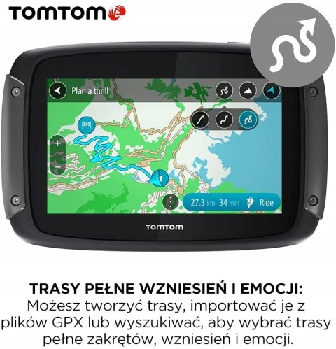 NAWIGACJA MOTOCYKLOWA TOMTOM RIDER 500 EUROPA HIT!