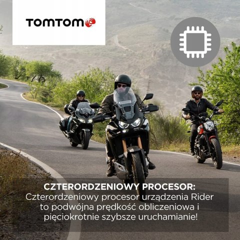 NAWIGACJA MOTOCYKLOWA TOMTOM RIDER 500 EUROPA HIT!