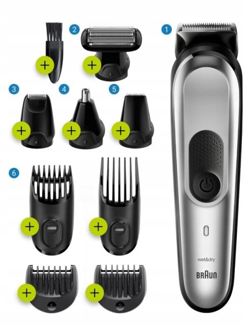 Braun MGK7220 Maszynka do strzyżenia włosów ciała trymer all in one OKAZJA!