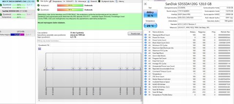 Dysk wewnętrzny SSD SanDisk Plus 120GB 2,5" SATA III